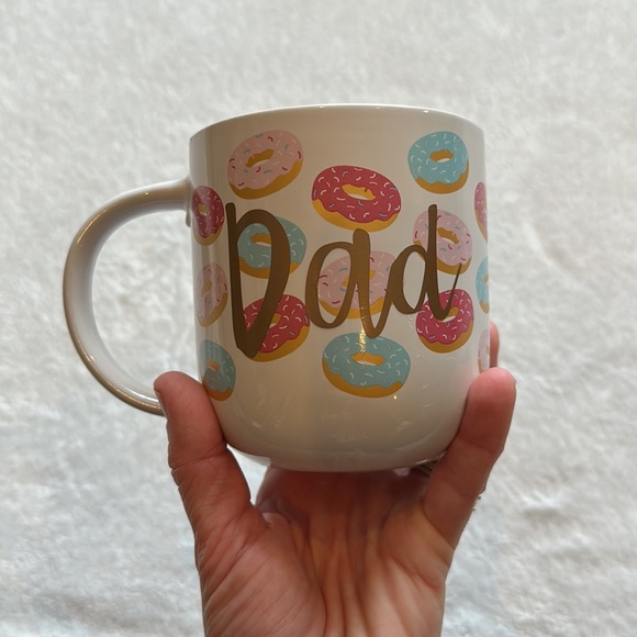 Mom & Dad 18oz. Doughnut Coffee Mugs (Set of 2) White - Picture 9 of 16